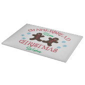 Gingerbread Kust Kerstwensen Snijplank (Hoek)