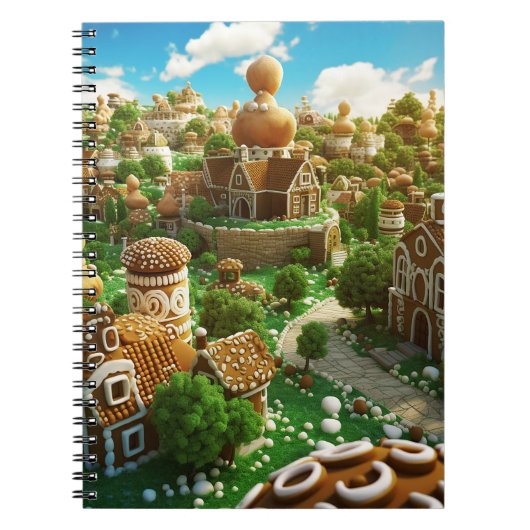 Gingerbread land notitieboek (Voorkant)