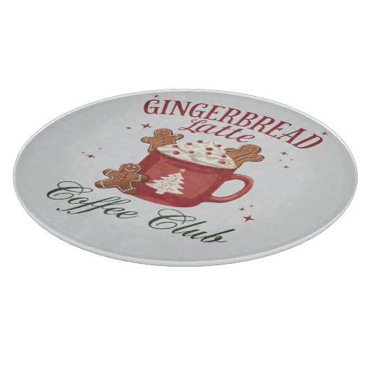 Gingerbread Latte Coffee Club Snijplank (Hoek)