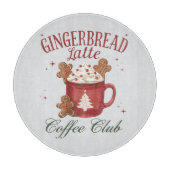 Gingerbread Latte Coffee Club Snijplank (Voorkant)