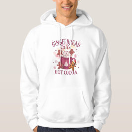 Gingerbread latte hot cocoa christmas hoodie