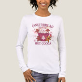 Gingerbread latte hot cocoa christmas Tri-Blend shirt (Voorkant volledig)