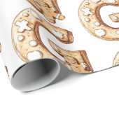 Gingerbread Letter G Christmas Cadeaupapier (Rol Hoek)
