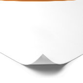 Gingerbread Letter U Monogram Kerstkoekje Poster (Hoek)