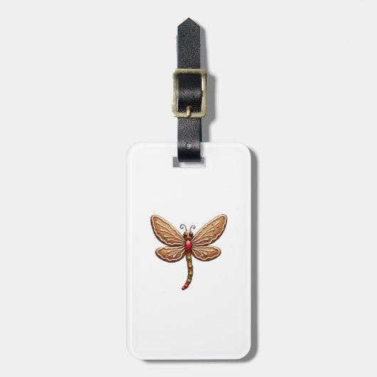 Gingerbread Libel Bagagelabel (Voorkant verticaal)