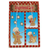 Gingerbread Love Medium Cadeauzakje (Voorkant)