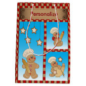 Gingerbread Love Medium Cadeauzakje (Achterkant)