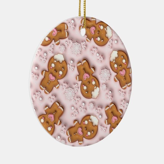 Gingerbread Love Pattern Ornament (Rechts)