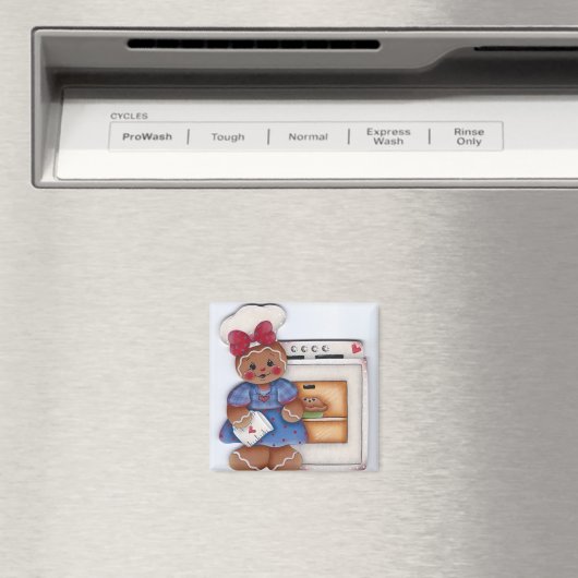 Gingerbread Lovin van de Oven Kitchen Magnet (Insitu (Vaatwasser))