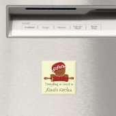 Gingerbread Magnet voor de Feestdagen (Insitu (Vaatwasser))