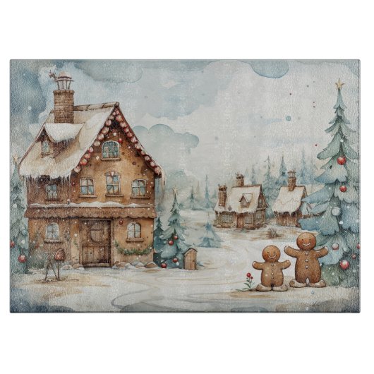 Gingerbread Man #12 Keuken Snijplank (Voorkant)