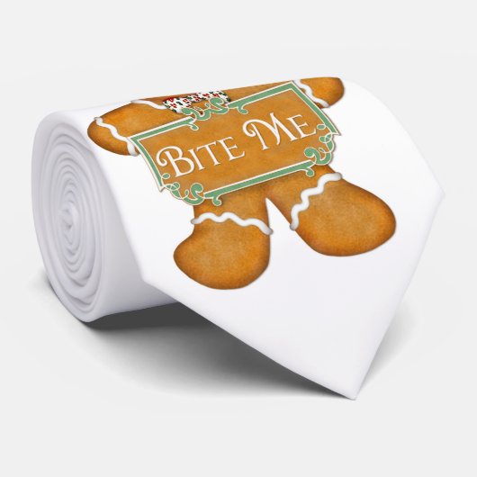 Gingerbread Man 2 - Bite Me Stropdas (Opgerold)