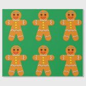 Gingerbread Man 2 inpakpapier (Vlak)
