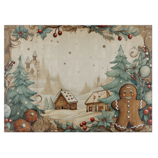 Gingerbread Man #2 keuken snijplank (Voorkant)