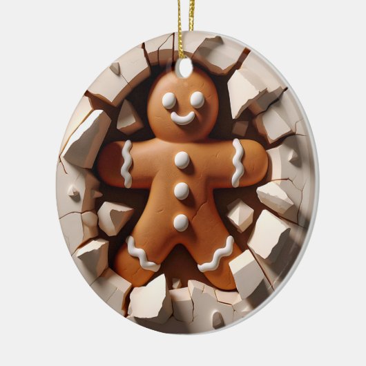Gingerbread Man 3D Ornament (Links)