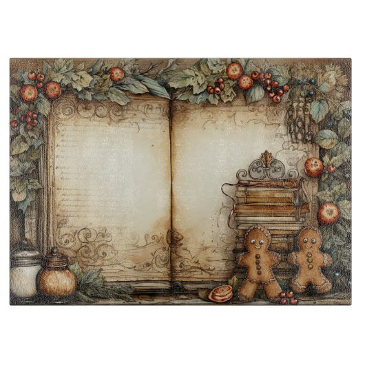 Gingerbread Man #4 keuken snijplank (Voorkant)