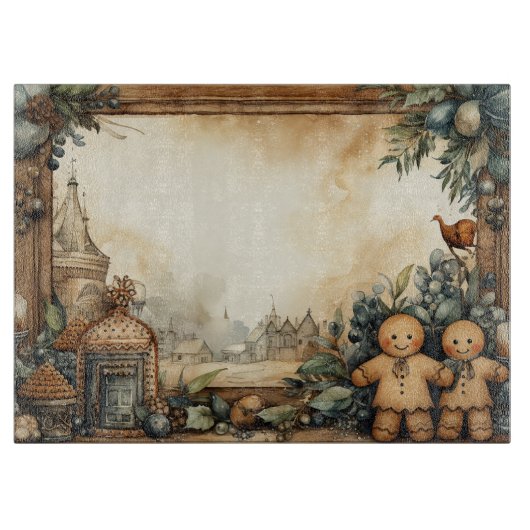 Gingerbread Man #6 keuken snijplank (Voorkant)