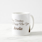 Gingerbread Man Aangepaste vakantie Mok (Voorkant rechts)