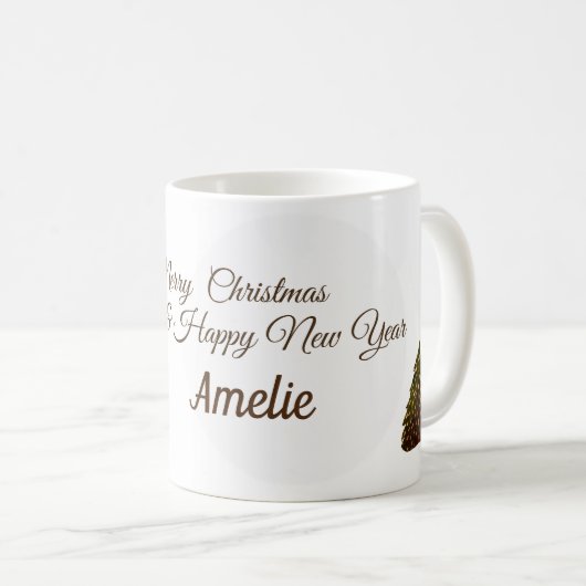 Gingerbread Man Aangepaste vakantie Mok (Voorkant rechts)