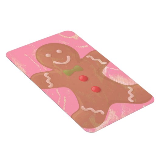 Gingerbread Man Art Magnet Magneet (Rechterzijde)