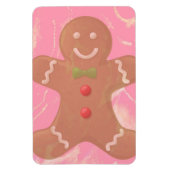 Gingerbread Man Art Magnet Magneet (Verticaal)