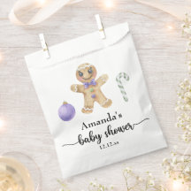 Gingerbread man baby shower