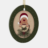 Gingerbread Man Beker Arrangement Keramisch Ornament (Rechts)