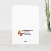 Gingerbread Man "bijt me" Feestdagen Kaart (Achterkant)