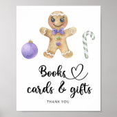 Gingerbread man - boeken kaarten en geschenken poster (Voorkant)
