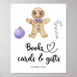 Gingerbread man - boeken kaarten en geschenken poster