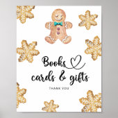Gingerbread man - boeken kaarten en geschenken poster (Voorkant)