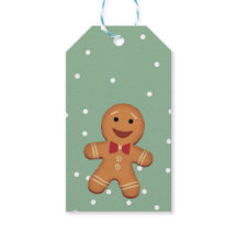 Gingerbread Man Cadeau labels
