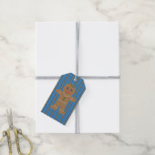 Gingerbread Man Cadeaulabel (Met Touw)
