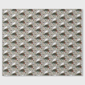 Gingerbread Man Cadeaupapier (Vlak)