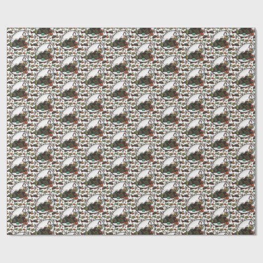 Gingerbread Man Cadeaupapier (Vlak)