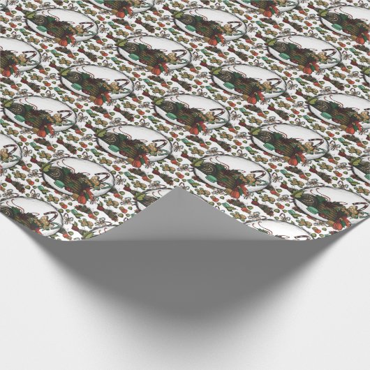 Gingerbread Man Cadeaupapier (Hoek)