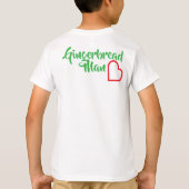 GingerBread man, candy camera, Pixel Art  T-shirt (Achterkant)