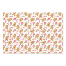 Gingerbread Man Candy Cane Lollipop Vakantie