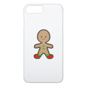 Gingerbread man cartoon Case-Mate iPhone case