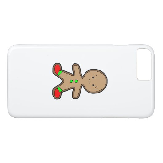Gingerbread man cartoon Case-Mate iPhone case (Achterkant (Horizontaal))
