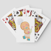Gingerbread Man Chef met Spuitzak Pokerkaarten (Achterkant)