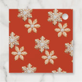 Gingerbread Man | Christmas Baby Shower  Bedankjes Labels (Achterkant)