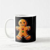 Gingerbread Man Christmas Cookie Baking Holiday Te Koffiemok (Links)