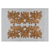 Gingerbread Man Christmas Cookie Holiday Baking Snijplank (Voorkant)