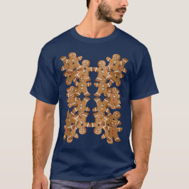 Gingerbread Man Christmas Cookie Holiday Baking  T-shirt