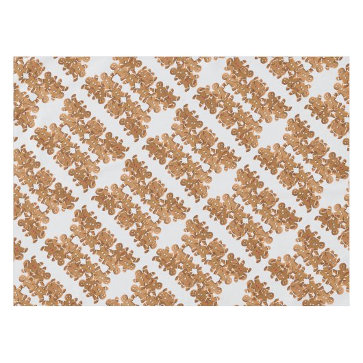 Gingerbread Man Christmas Cookie Holiday Baking  Tafelkleed (Voorkant (Horizontaal))