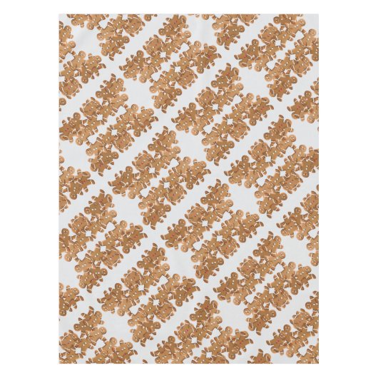 Gingerbread Man Christmas Cookie Holiday Baking  Tafelkleed (Voorkant)