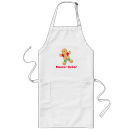 Gingerbread Man Christmas Cooks schort
