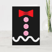 Gingerbread Man Christmas Costume Cookie Baking  Kaart (Voorkant)