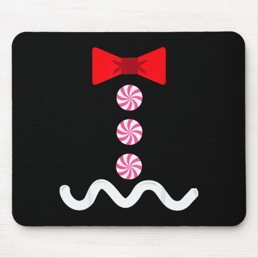 Gingerbread Man Christmas Costume Cookie Baking Muismat (Voorkant)